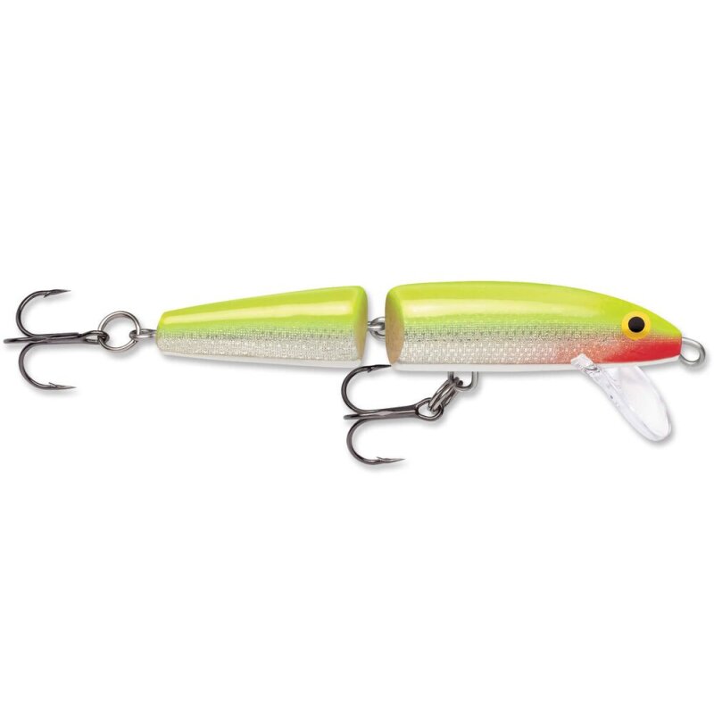 RAPALA Jointed 11cm 9g Silver Fluorescent Chartreuse