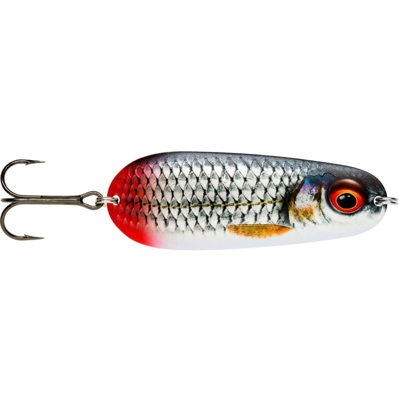 RAPALA Nauvo 6,6cm 19g Live Roach fishing lure with realistic fish scale pattern, red accents, and treble hook for freshwater fishing.