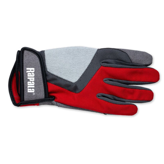 RAPALA Performance Gloves M Rot-Grau