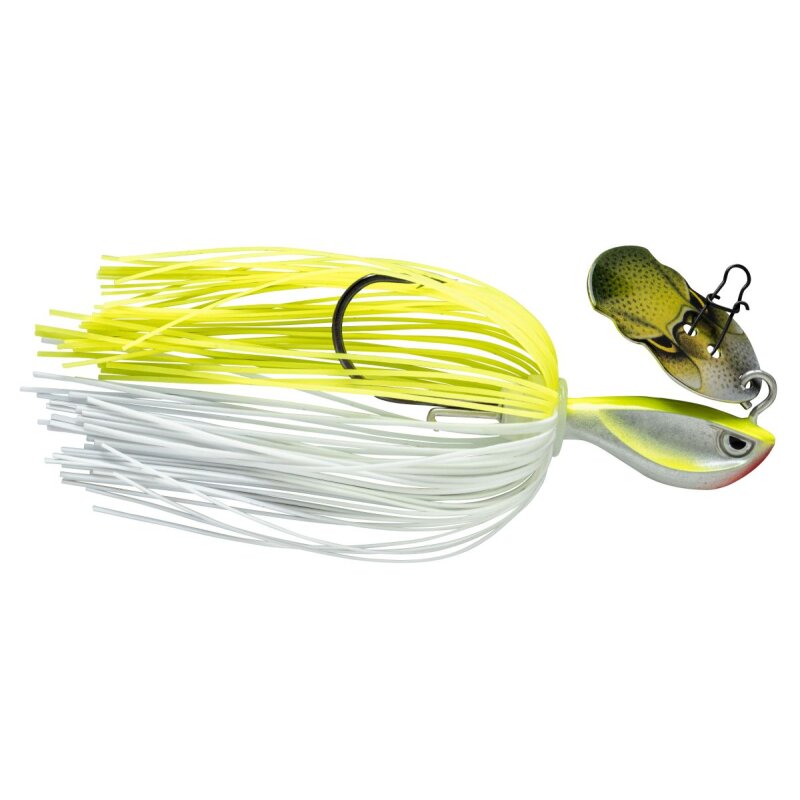 RAPALA Rap-V Perch Bladed Jig 8cm 10g Silver Fluorescent Chartreuse