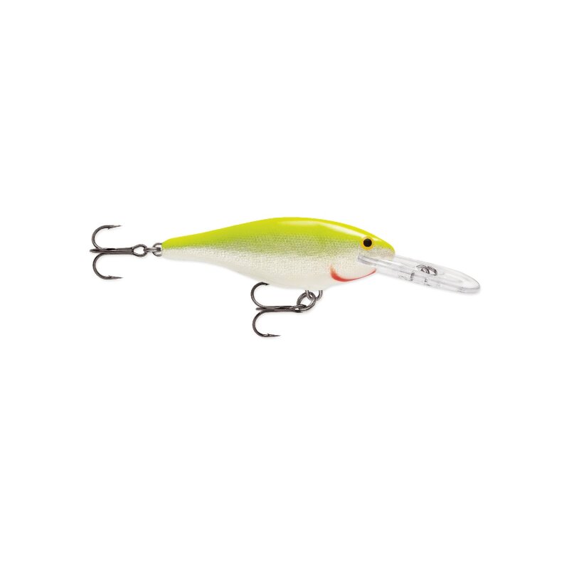 RAPALA Shad Rap 7cm 8g Silver Fluorescent Chartreuse