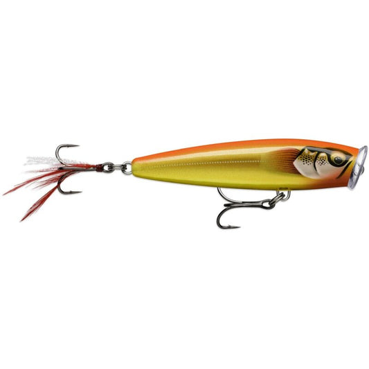 RAPALA Skitter Pop Elite 7,5cm 10g Gilded Steel Gold Orange