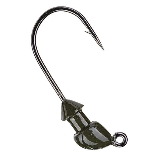 STRIKE KING Baby Squadron Swimbait Jighead 3,5g Green Pumpkin 3Stk.