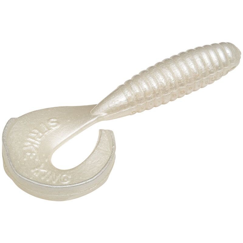 STRIKE KING Grub 10cm Pearl 8Stk.