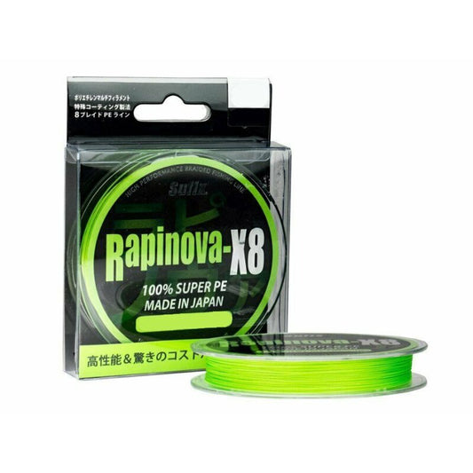 SUFIX Rapinova-X8 0,21mm 16,9kg 150m Lemon Green