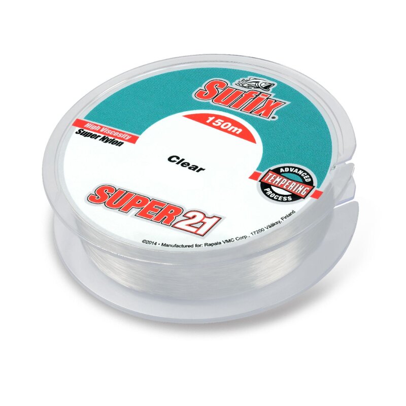 SUFIX Super 21 FC Fluorocarbon 0,14mm 2kg 50m Transparent