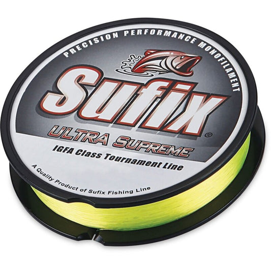 SUFIX Ultra Supreme IGFA 1mm 60kg 100m Neon Yellow