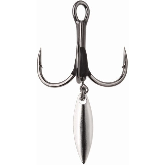 VMC Bladed Hybrid Treble Hook 7548BD Gr.10 Black Nickel 3Stk.