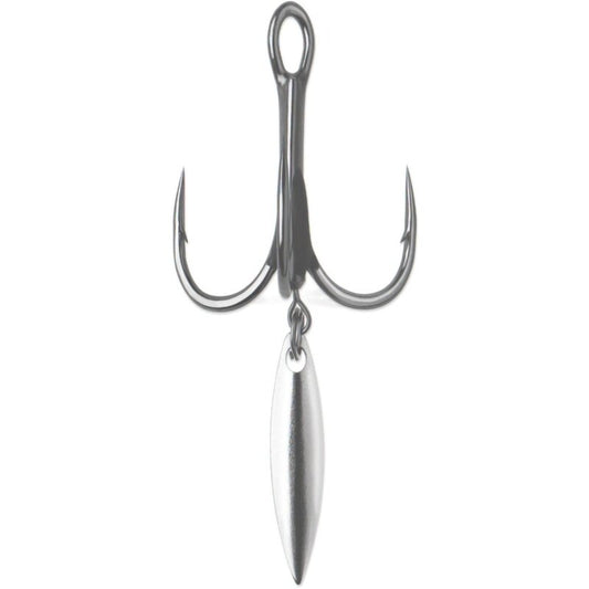 VMC Bladed Hybrid Treble Hook 7548BD Gr.6 Black Nickel 2Stk.